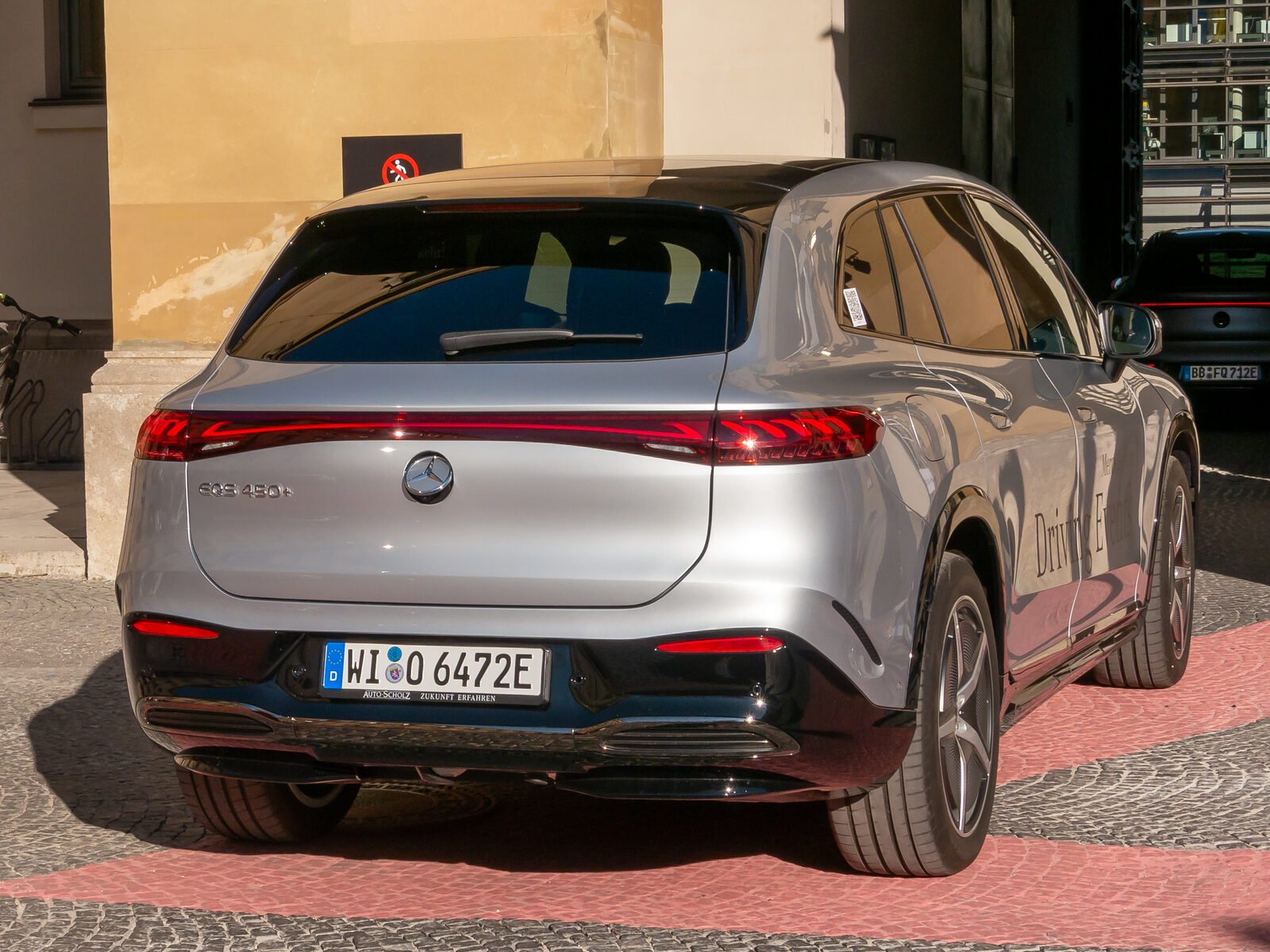 Mercedes-Benz EQS on display at the IAA show in Munich